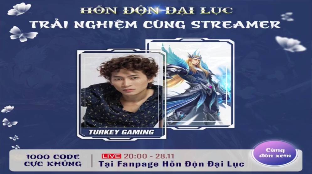 LIVESTREAM HỖN ĐỘN ĐẠI LỤC NHẬN NGAY CODE KHỦNG