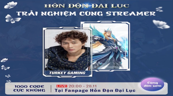 LIVESTREAM HỖN ĐỘN ĐẠI LỤC NHẬN NGAY CODE KHỦNG